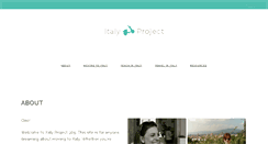 Desktop Screenshot of italyproject365.com