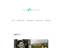 Tablet Screenshot of italyproject365.com
